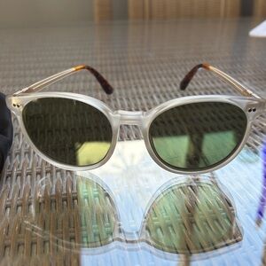 Toms White and Tortoise Sunglasses